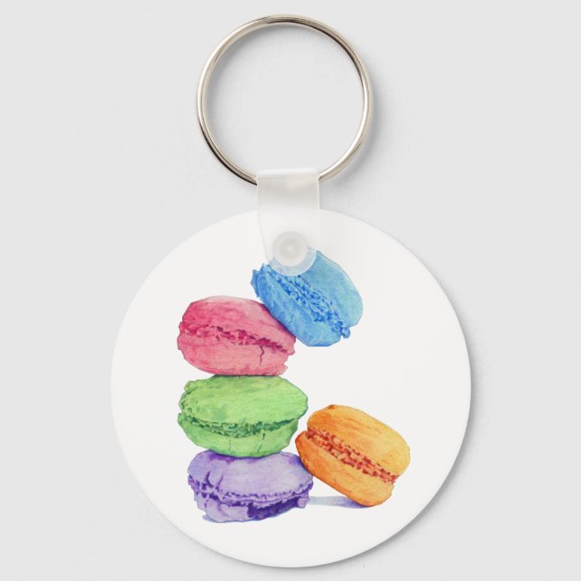 Llavero 5 Macarons Keychain (Anverso)