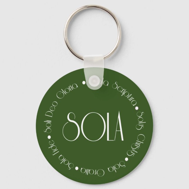 Llavero 5 solas (Anverso)