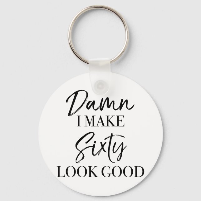 Llavero 60.ª actitud de cumpleaños (Anverso)