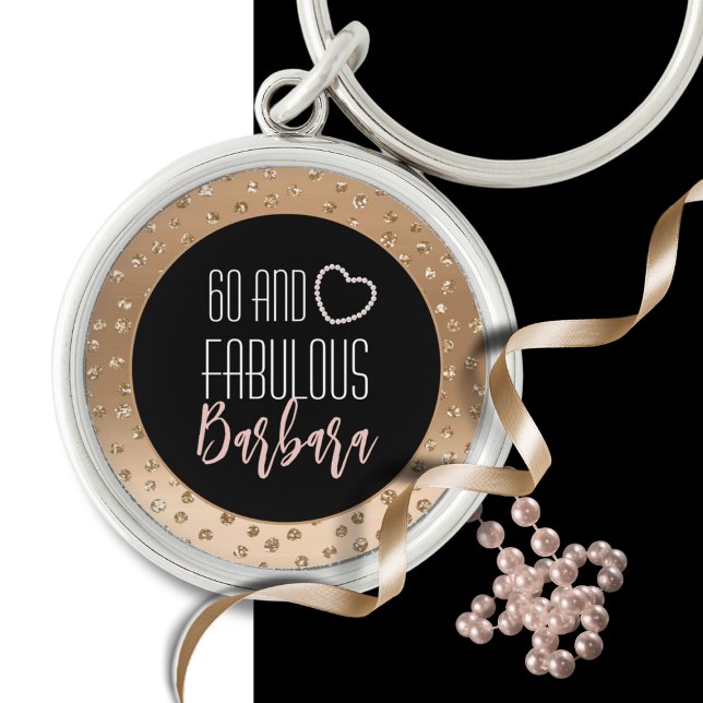 Llavero 60 y fabuloso Girly Fancy Gold Black Rubor Pink (Subido por el creador)