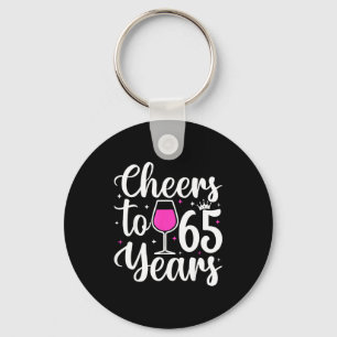 Llavero 65 años Cumpleaños número 65 Hombres Mujeres 