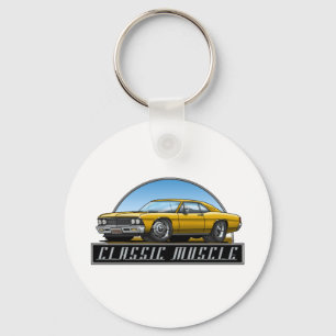 Llavero 66_Chevelle_Gold