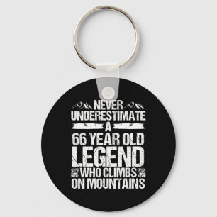 Llavero 66 Cumpleaños Nunca Subestimes Leyenda de Senderis