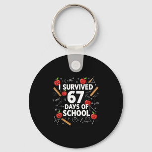 Llavero 67º día de escuela maestro niños 67 matemáticas nú