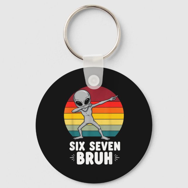 Llavero 67 Animals Funny 67 Brainrot Youth Kids Alien 67  (Anverso)