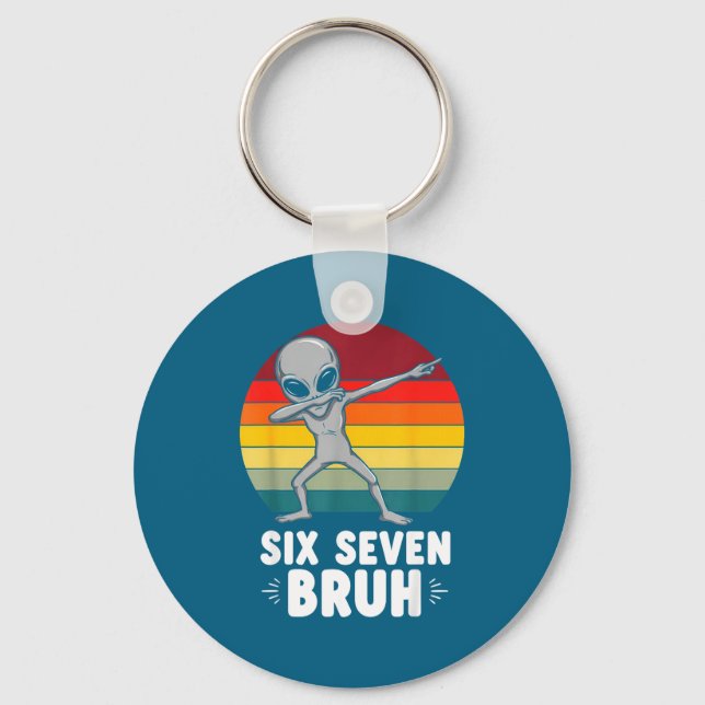 Llavero 67 Animals Funny 67 Brainrot Youth Kids Alien 67  (Anverso)