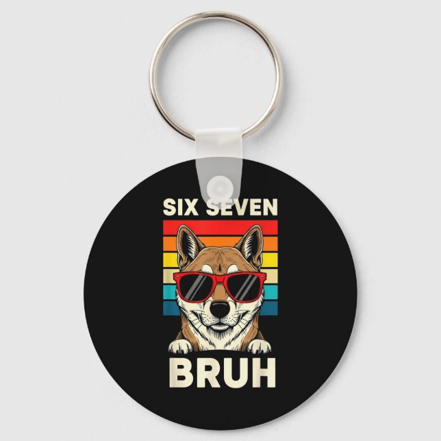 Llavero 67 Animals Funny 67 Brainrot Youth Kids Dog 67  (Anverso)