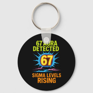 Llavero 67 Aura Detectada Niveles Sigma en Aumento Seis Si