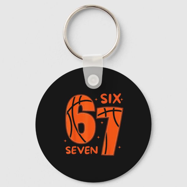 Llavero 67 Baloncesto Seis Siete 6 7 Meme 6  (Anverso)
