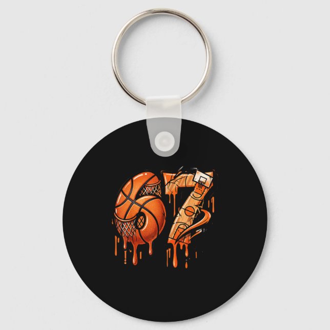 Llavero 67 Basketball Ice Cream Drip Six Seven  (Anverso)