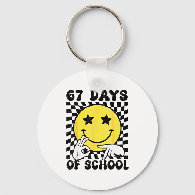 Llavero 67 Day Of School Teacher Kids Six Seven Meme 6 7 G (Anverso)