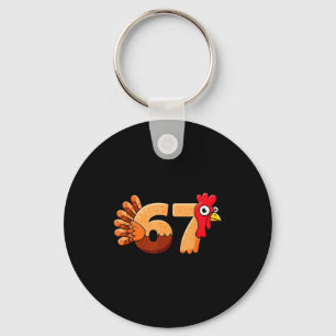 Llavero 67 Día de Acción de Gracias Pavo Divertido Día de 