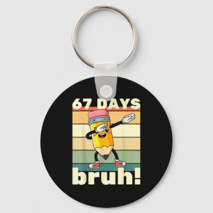 Llavero 67 Días De Colegio Divertido 67 Días Bruh Profesor