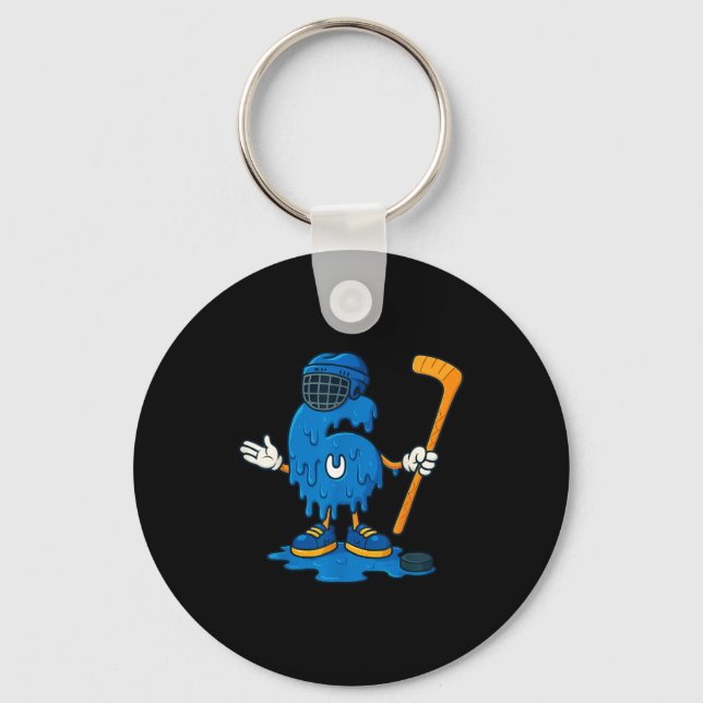 Llavero 67 Drip Ice Cream Hockey Player  (Anverso)