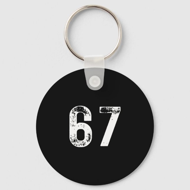 Llavero 67 - Gracioso Meme Pullover Hoodie (Anverso)
