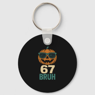 Llavero 67 Halloween Bruh Calabaza 6-7 Meme Argot Gen Alfa