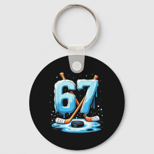 Llavero 67 Hockey Helado Goteo Gen Alpha Jerga Chicos Homb
