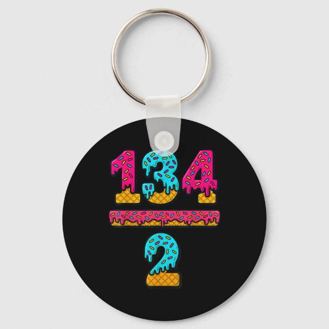 Llavero 67 Ice Cream Drip Meme Division Math Teacher Gen A (Anverso)