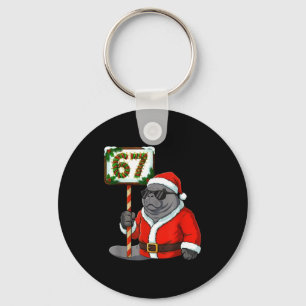 Llavero 67 Manatí Navidad Seis Siete Meme Deterioro Cerebr