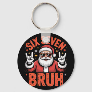Llavero 67 Meme 6 7 Santa Divertido Navidad Seis Siete Bru