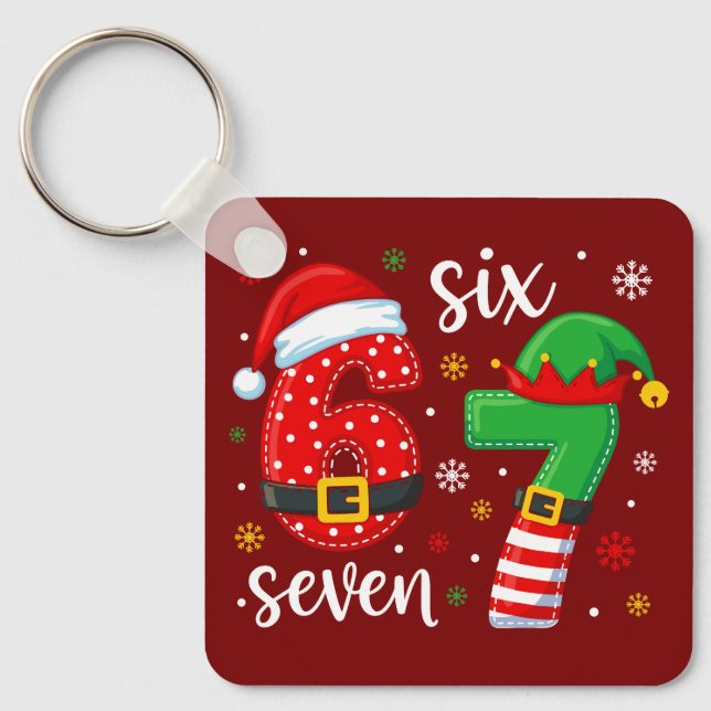 Llavero 67 Meme Christmas (Anverso)