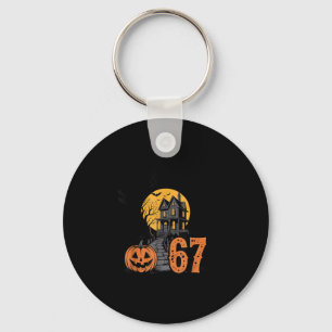 Llavero 67 Meme de Halloween Embrujado Espeluznante - Six