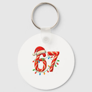 Llavero 67 Meme de Navidad Divertido Seis Siete Luces de N