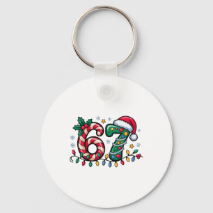 Llavero 67 Meme de Navidad Seis Siete Xmas Divertido Chico
