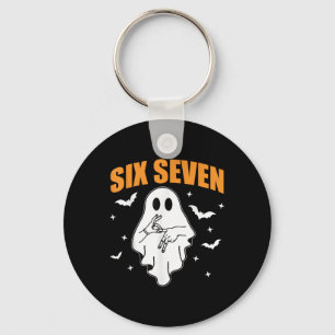 Llavero 67 Meme Divertido Fantasma Halloween Embrujado 6 7