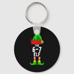 Llavero 67 Meme Elfo Navidad Familia Emparentada 6-7 Brain