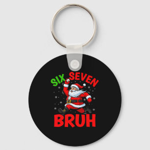 Llavero 67 Meme Seis Siete Bruh Santa Béisbol Divertido Na