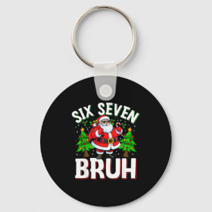 Llavero 67 Meme Seis Siete Bruh Santa Divertida Navidad Ni