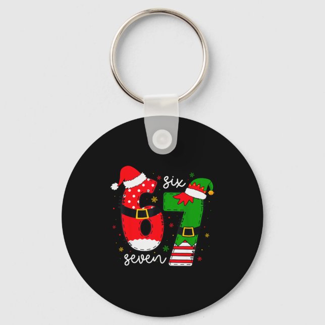 Llavero 67 Meme Six Seven For Kids Women Men Boys Girls Ch (Anverso)