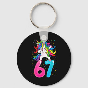 Llavero 67 Meme Unicornio Para Niñas Seis Siete Gen Alfa C
