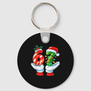 Llavero 67 Navidad 67 Meme Gen Alpha jerga Caña de Caramel