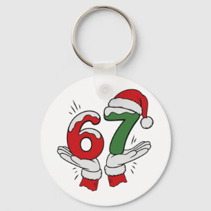 Llavero 67 Navidad 6 7 Meme Pijama Fiesta Gen Alfa Sl