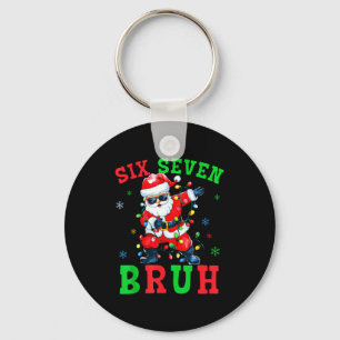 Llavero 67 Navidad Seis Siete Bruh Meme Santa Dabbing Chr