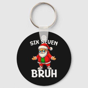 Llavero 67 Navideño Divertido Seis Siete Meme Brainrot San