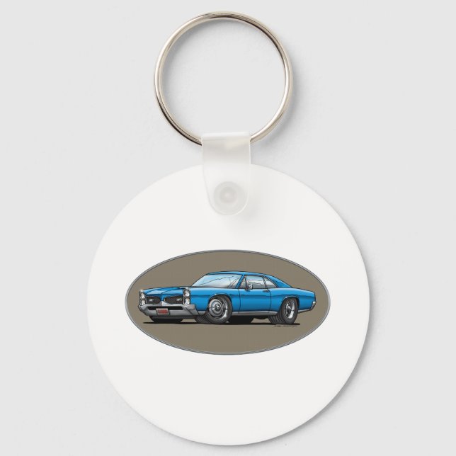 Llavero 67 Pontiac GTO_blue (Anverso)