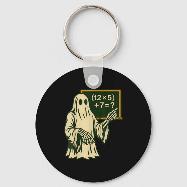 Llavero 67 Profesor Fantasma de Halloween Seis Siete Meme  (Anverso)
