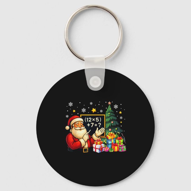 Llavero 67 Profesor Santa Navidad Seis Siete Meme Brainrot (Anverso)