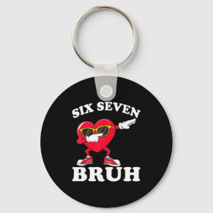 Llavero 67 Seis Siete Bruh Divertidos Valentines 6 7 Meme 