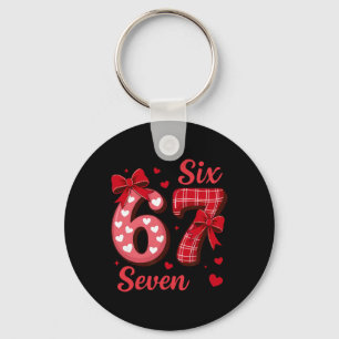 Llavero 67 Seis Siete Coqueta Lazos Niñas Valentines Da