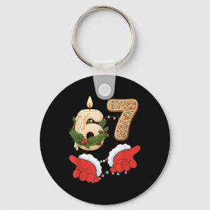 Llavero 67 Seis Siete Meme Navidad Vela Pan de Jengibre Ge