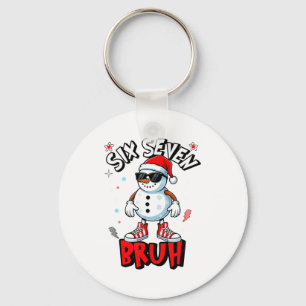 Llavero 67 Seis Siete Navidad Bruh Muñeco de Nieve Diverti