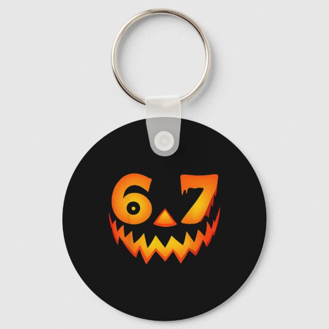 Llavero 67 Six Seven Halloween Costume For Students Teache (Anverso)