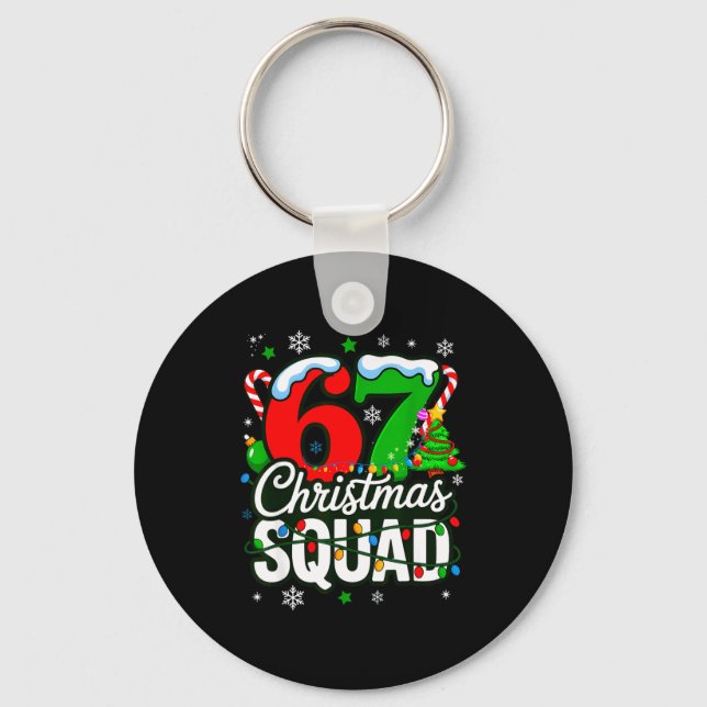 Llavero 67 Squad Teacher Christmas Funny Holiday Clroom Cr (Anverso)