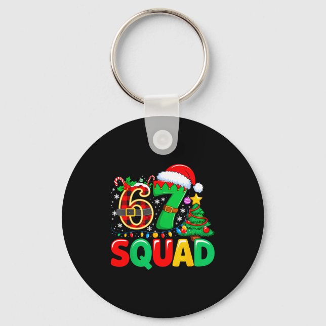Llavero 67 Squad Teacher Christmas Funny Holiday Clroom Cr (Anverso)