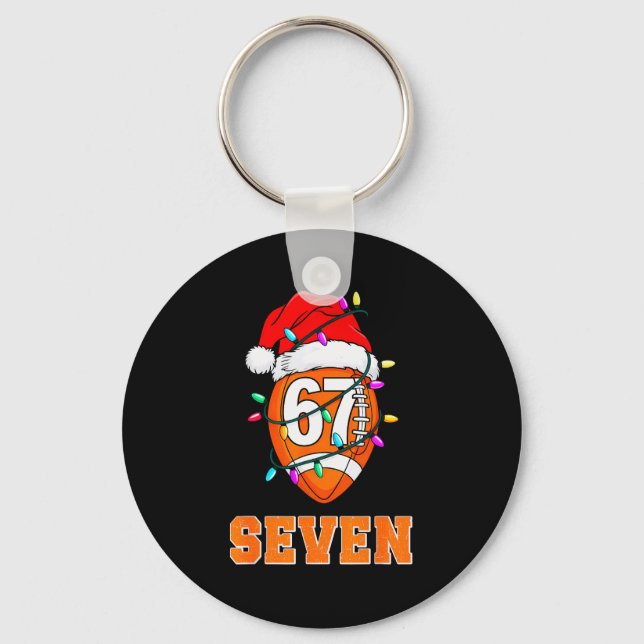 Llavero 67endy Xmas Football – Six &amp; Seven Matching Co (Anverso)