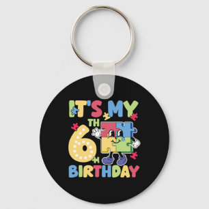 Llavero 6.ª fiesta de cumpleaños del autismo Gir autista d